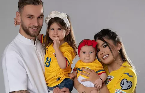 Denis Drăguș s-a căsătorit religios și și-a botezat fetița. De ce a lipsit antrenorul Edi Iordănescu de la petrecere