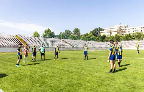 Debutul în liga a doua pentru Atletico Textila, în exclusivitate pe VOYO: „E primul meci, e bine să lași emoțiile să iasă afară”