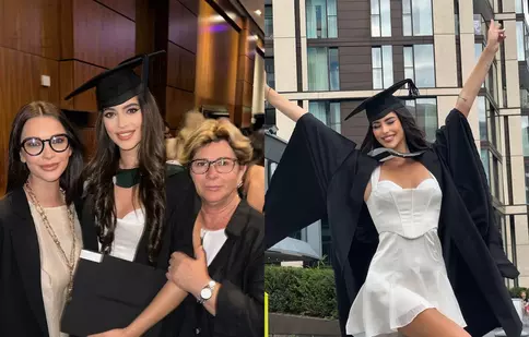 Fiica Andreei Berecleanu a absolvit facultatea în Londra. Imagini emoționante de la ceremonie: „Ziua asta este a Evei”