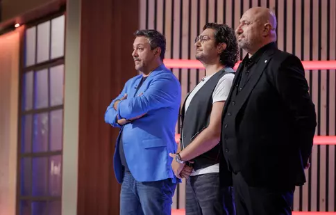 Concurenții se întrec într-o probă pe echipe, la MasterChef România, 3 decembrie 2024. „Veți găti fără să vorbiți între voi!”
