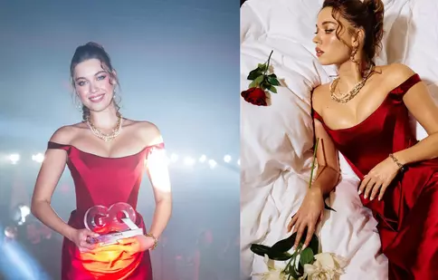 Afra Saraçoğlu a fost premiată chiar în ziua în care a împlinit 27 de ani. Actrița din „Golden Boy” a urcat pe scenă cu ochii în lacrimi