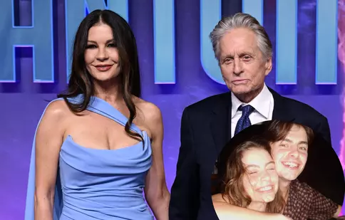 Imagini rare cu Carys și Dylan, copiii lui Catherine Zeta-Jones și Michael Douglas. Cum s-au pozat împreună
