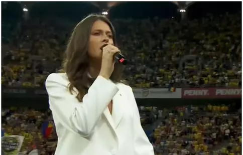 Raluka, emoționată după interpretarea imnului României în fața a 45.000 de spectatori la meciul cu Cipru: „Sincer…”