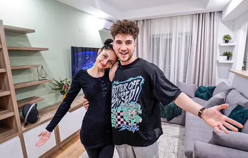 Cum arată apartamentul în care se întorc Dilinca și Mădălin după eliminarea de la Power Couple 2026. S-au mutat în casă nouă înainte de emisiune