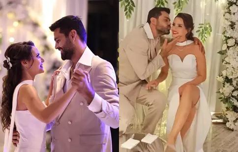 Actorii Erkan Meriç și Yağmur Öztürk s-au logodit. Imagini de la petrecerea exclusivistă