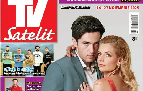 TV Satelit 23/2025: „Iubire cu parfum de lavandă” pe copertă! Ghid TV complet 14–27 noiembrie