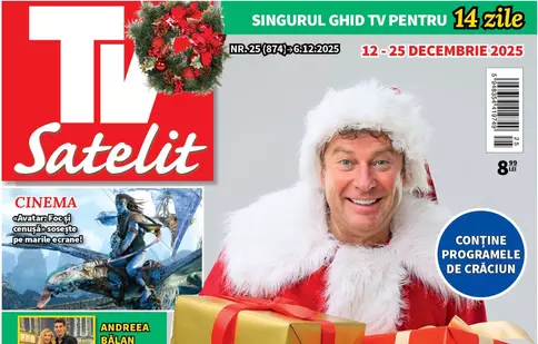 TV Satelit, numărul special de Crăciun: Pavel Bartoș, Andreea Bălan, finala Vocea României și maratonul de filme al sezonului