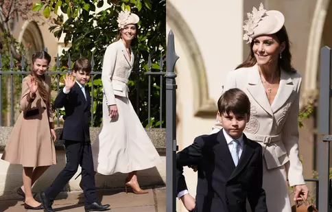 Kate Middleton și Prințesa Charlotte, lecție de stil la slujba de Paște! Detaliul de pe geanta Prințesei care a atras toate privirile