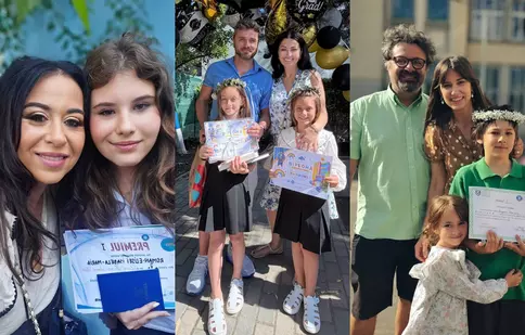 Lacrimi, îmbrățișări și multă mândrie. Cum au marcat vedetele ultima zi de școală a copiilor lor
