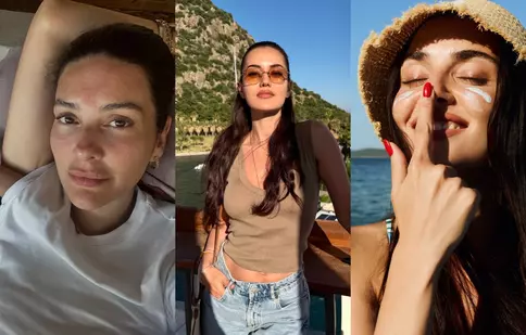 Cum își petrec vara cele mai iubite actrițe din serialele turcești. Fahriye Evcen, Hande Erçel și Neslihan Atagül, imagini din vacanță