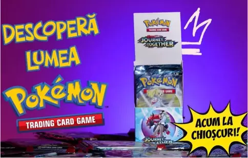 Colecția oficială Pokémon a ajuns în România! Ce surprize îi așteaptă pe fani și colecționari