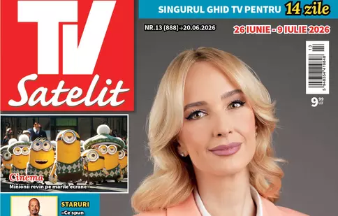 A apărut noul număr TV Satelit! Teodora Tompea este vedeta copertei, iar în revistă găsești programul TV pentru următoarele 14 zile