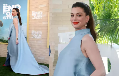 Anne Hathaway, apariție spectaculoasă la premiera „The End of Oak Street”. Actrița însărcinată a atras atenția cu ținuta aleasă