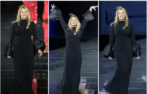 Nadia Comăneci, debut pe podium la Paris Fashion Week. Ce ținută românească a purtat la Le Défilé L’Oréal Paris