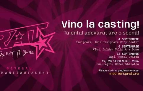Pro TV a anunțat începerea preselecțiilor pentru Românii au talent, sezonul 17: Programul caravanei în țară