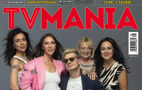 TVmania nr. 38 a apărut! „3 zile în septembrie”, Nadia Comăneci la „Românii au talent” și recomandările TV pentru săptămâna 25 septembrie – 1 octombrie
