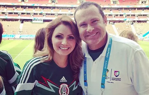 Angelica Rivera, o mare susţinătoare a echipei naţionale a Mexicului