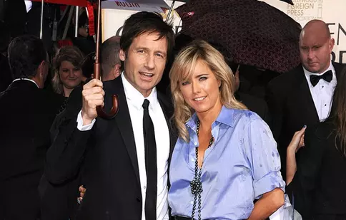 David Duchovny şi Tea Leoni au divorţat fără scandal