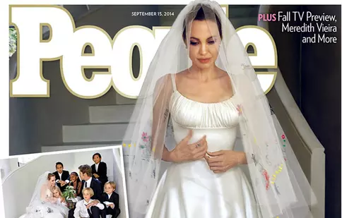 Cât au costat pozele de la nunta Angelinei cu Brad?