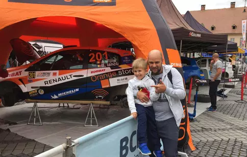 Cosmin Seleși și fiul său, Tudor, au fost la Sibiu Rally Challenge