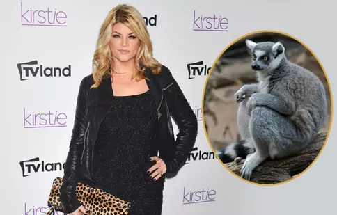 Kirstie Alley creşte 14 lemuri