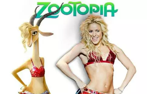 Shakira o interpretează pe Gazelle, în animația „Zootropolis”