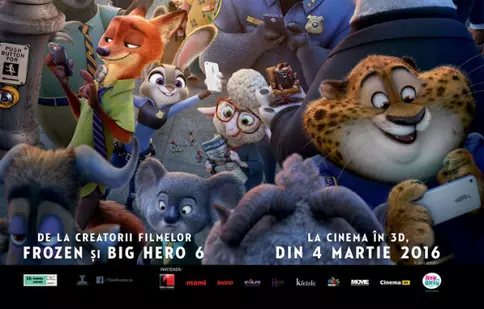 Animația „Zootropolis” intră vineri pe marile ecrane