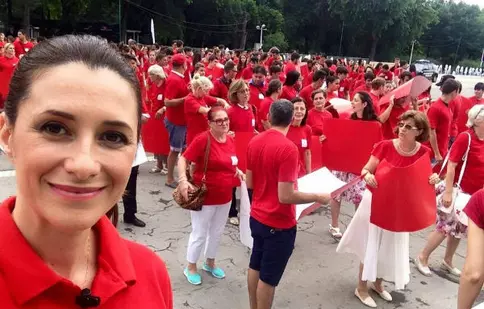 Iuliana Tudor a participat la aniversarea a 140 de ani de Crucea Roșie Română