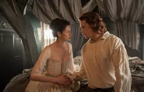 Caitriona Balfe nu prea s-a întâlnit cu Sam Heughan anul ăsta