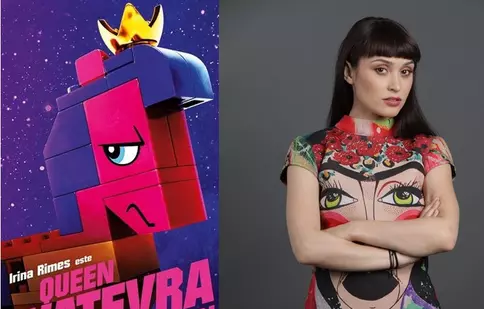 Irina Rimes este regină pe marile ecrane, numai în ,,Marea Aventura Lego 2”