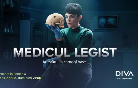 Serialul „Medicul legist”  va fi difuzat în premieră la DIVA începând de duminică, 14 aprilie