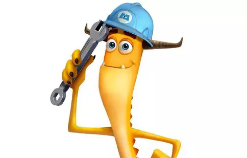El este Tylor Tuskmon, personajul principal din „Monsters at Work”, serialul derivat din „Compania monștrilor”