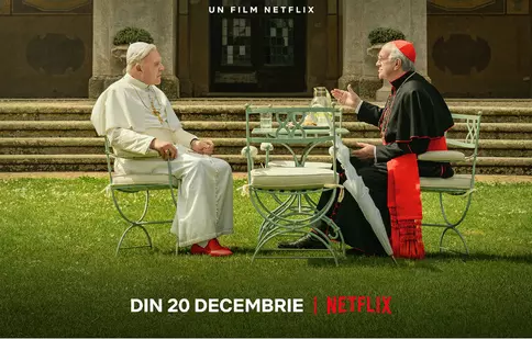 Netflix lansează trailerul și afișul filmului „Cei doi papi”