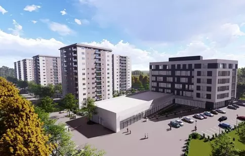 (P) În cadrul ansamblului Dimri Residence va fi finalizată o clădire mixtă, de retail și birouri, în vara lui 2021