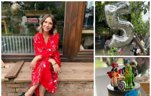 Adela Popescu și Radu Vâlcan au dat petrecere mare pentru Alexandru. Ce a impresionat-o pe vedetă