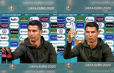 Gestul făcut de Cristiano Ronaldo când a văzut Coca-Cola pe masă