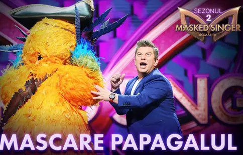 Papagalul, demascat la „Masked Singer România”. Cine se ascundea în spatele măștii