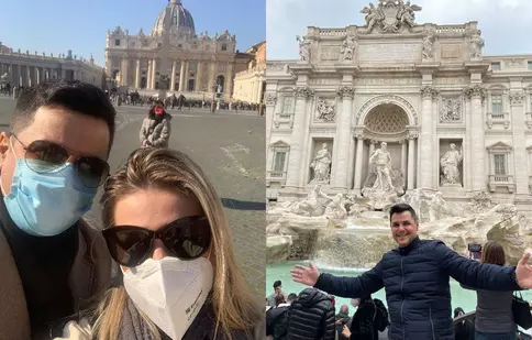 Vacanță romantică în doi pentru Cove și soția lui, la Roma