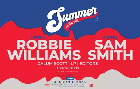 Summer in the City prezintă Robbie Williams și Sam Smith la București!