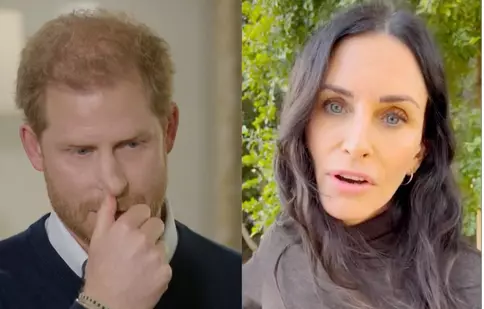 Courteney Cox, prima reacție după ce Prințul Harry a dezvăluit că s-a drogat la ea acasă