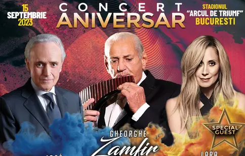 Concer aniversar Gheorghe Zamfir. Mai sunt disponibile 500 de bilete
