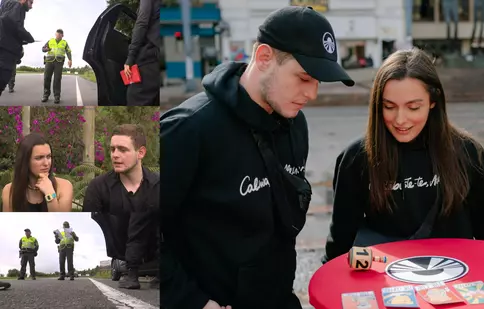 Alexia și Aris Eram, opriți de poliție, la America Express 2023, sezonul 2. „A pus mâna pe armă”