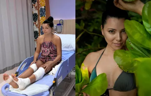 Corina Caragea, imagini de pe patul de spital din Thailanda. „Așa s-a încheiat vacanța mea”