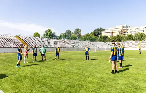 Debutul în liga a doua pentru Atletico Textila, în exclusivitate pe VOYO: „E primul meci, e bine să lași emoțiile să iasă afară”