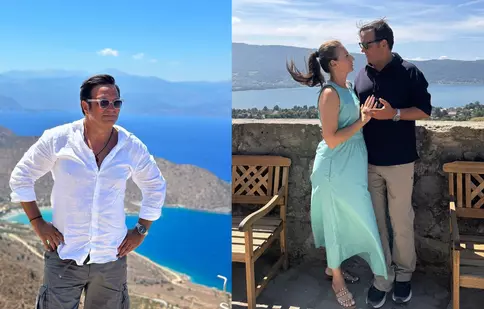 Daniel Buzdugan, vacanță de vis în Grecia cu întreaga familie. Cum arată soția prezentatorului: „Lumea pentru mine ești tu”