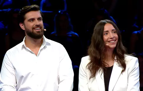 Alex Leonte și Mihaela Lupașcu, la „Ești mai deștept decât un copil de clasa a V-a”, 18 octombrie 2024. „Am reușit să facem o super echipă”