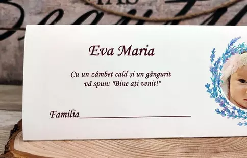 Plicuri de bani pentru botez personalizate cu poza bebelușului