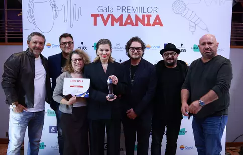 Florin Dumitrescu și Cătălin Scărlătescu, mesaj cu subînțeles pentru Antena 1, după ce au câștigat premiul TVmania cu Masterchef. Sala a izbucnit în ropote de aplauze