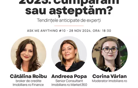 Cumpărăm o locuință sau mai așteptăm? Află cum folosești în 2025 tendințele pieței în avantajul tău dintr-un webinar gratuit