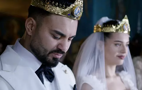 Imagini superbe de la nunta lui Jador cu Oana Ciocan. Ce rochie superbă a îmbrăcat nașa, soția lui Cătălin Moroșanu